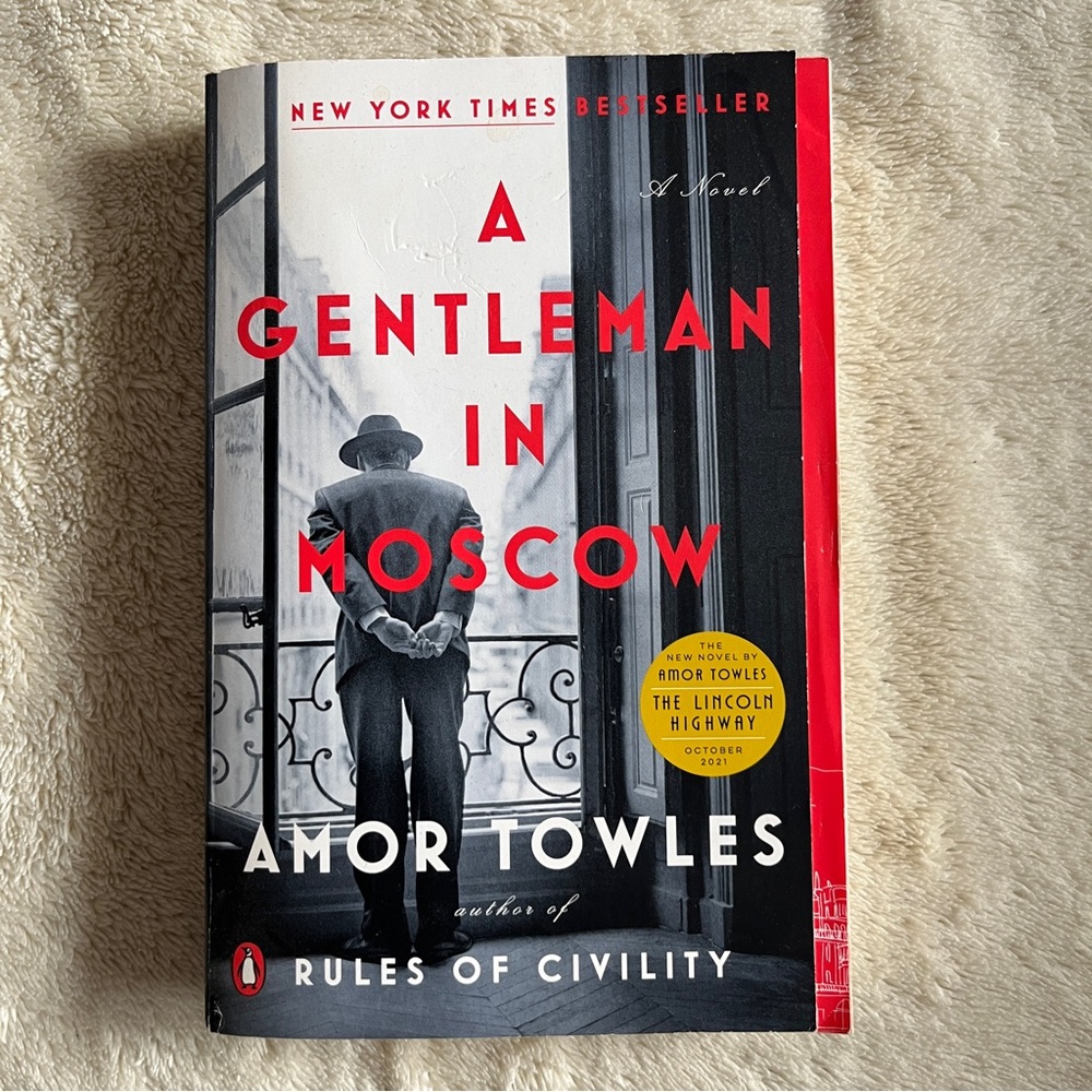 BUNDLE to Pay $4/book- A gentleman in Moscow, by Amor Towles